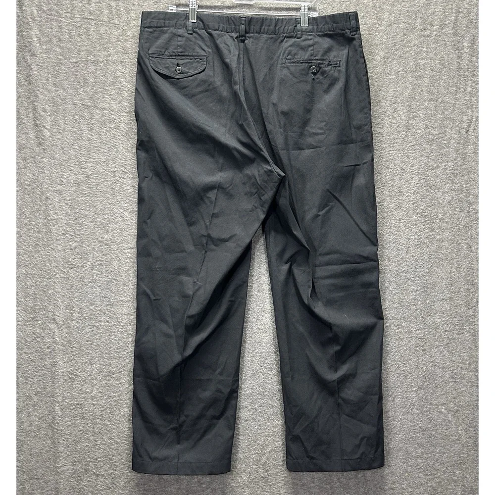 Polo Ralph Lauren Mens Black Classic Chino Pants 42x32 100% Cotton‎